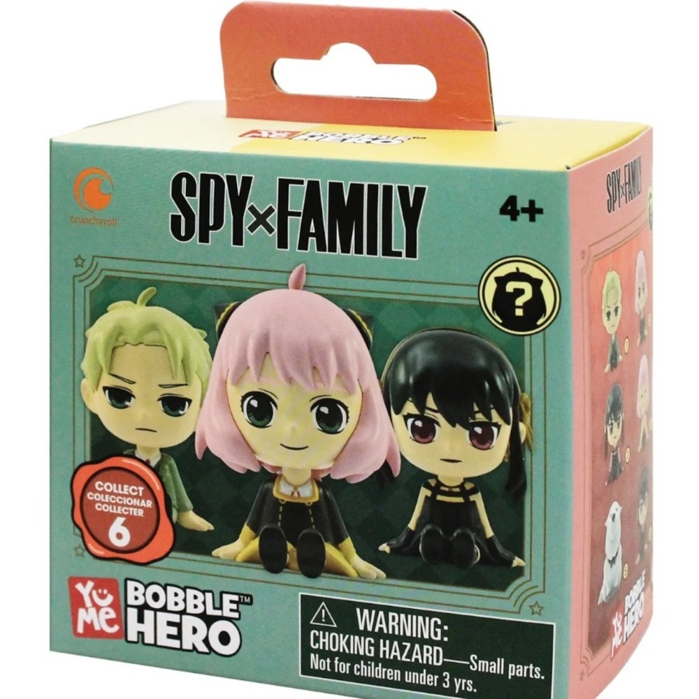 2 Pack- YuMe Spy x Family Bobble Hero Mystery Blind Box NWT Multi Anime Figure